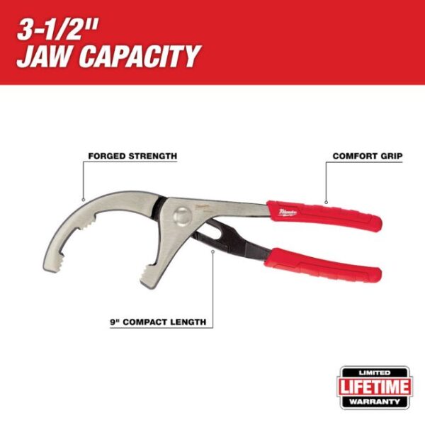 Milwaukee 48-22-6321 PVC and Oil Filter Pliers