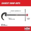 Milwaukee 48-22-7002 Basin Wrench - 2.5" Capacity