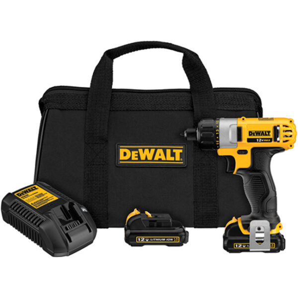 DeWalt DCF610S2 12V MAX 1/4" Screwdriver kit