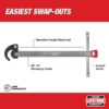 Milwaukee 48-22-7001 1.25" Basin Wrench