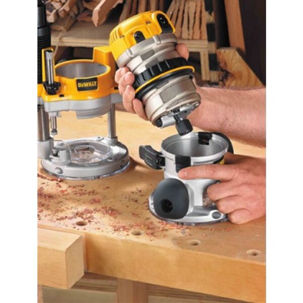 DeWalt DW618 EVS Fixed Base Router with Soft Start 7