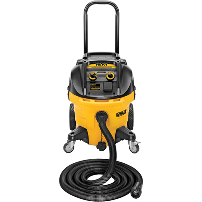 DeWalt DWV012 10 Gallon Wet Dry HEPA Dust Extractor with Automatic Filter Cleaning