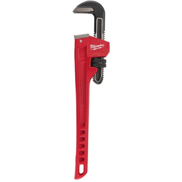 Milwaukee 48-22-7118 18” Steel Pipe Wrench Milwaukee 48-22-7118 18” Steel Pipe Wrench