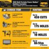 DeWalt DCB1800M3T1 1800 Watt Portable Power Station Kit 9