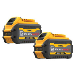 DeWalt DCB606-2 FLEXVOLT® 20/60V 6.0AH MAX Battery Pack-2 Pack