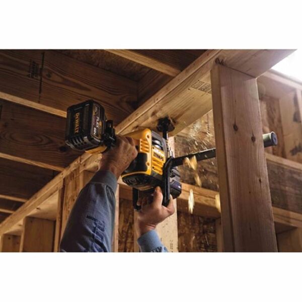 DeWalt DCD460T1 FlexVolt 60V Max VSR Stud & Joist Drill Kit in Use 3