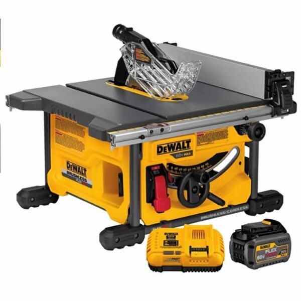 DeWalt DCS7485T1 FlexVolt 60V Max Table Saw Kit Angle