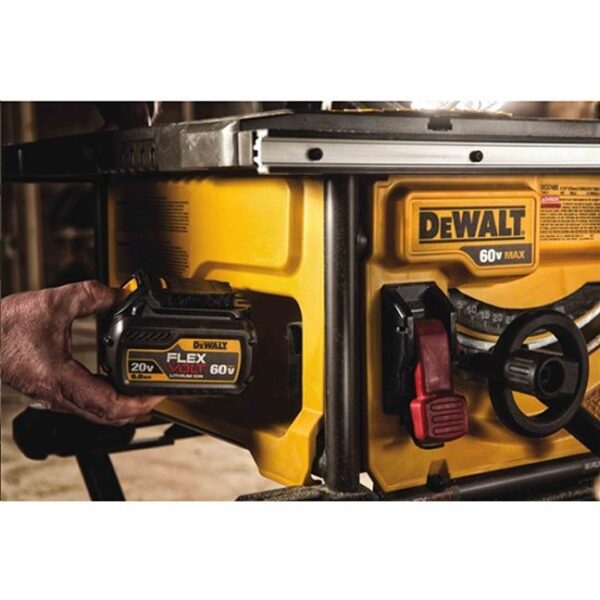 DeWalt DCS7485T1 FlexVolt 60V Max Table Saw Kit In Use 2