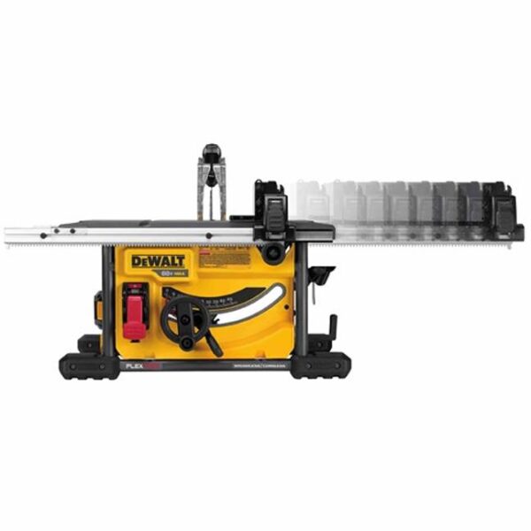 DeWalt DCS7485T1 FlexVolt 60V Max Table Saw Kit In Use 3