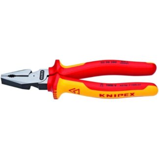 Knipex 0208200 8" (200mm) VDE 1000V Insulated High Leverage Combination Pliers