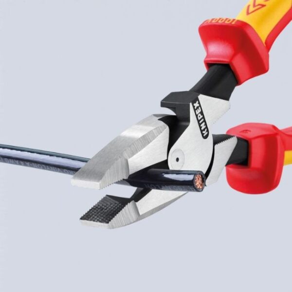 Knipex 0908240 9-1/2" (240mm) VDE 1000V Insulated High Leverage Lineman's Pliers
