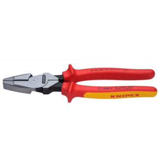 Knipex 0908240 9-1/2" (240mm) High Leverage Lineman's Pliers - 1000V Insulated
