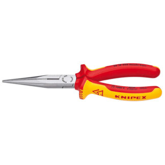 Knipex 2628200 8" (200mm) Long Nose Pliers - 1000V Insulated