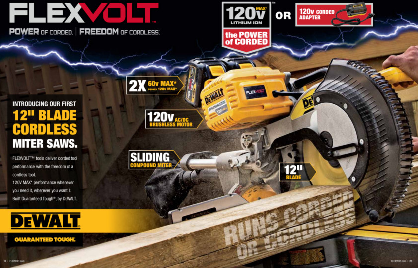 New FlexVolt by Dewalt