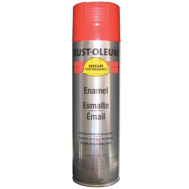 Rust-Oleum V2163838 Enamel Spray Paint - Safety Red