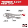 Milwaukee 48-22-3610 10" MAXBITE Curved Jaw Locking Pliers Milwaukee 48-22-3610 10" MAXBITE Curved Jaw Locking Pliers