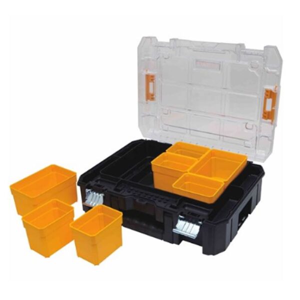 DeWalt DWST17805 TSTAK V Organizer with Clear Lid Open