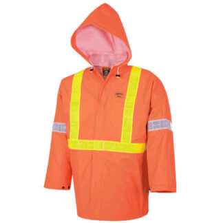 Ranpro R85 V2243950 ELEMENT FR PVC Safety Rain Suit 3-Piece-Orange2