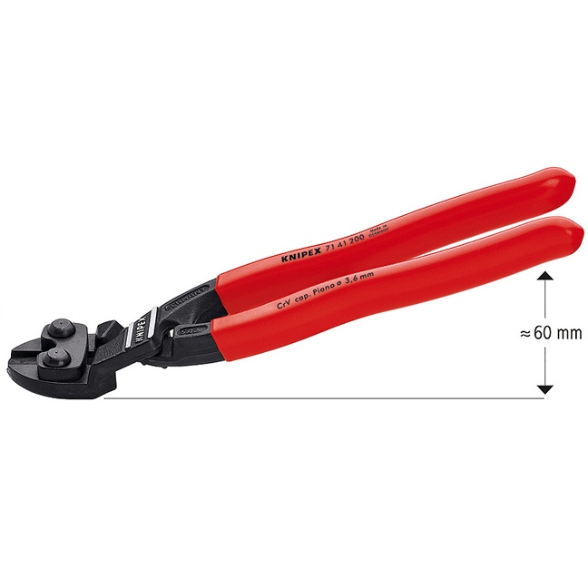 Knipex 7141200 Compact Angled Bolt Cutter