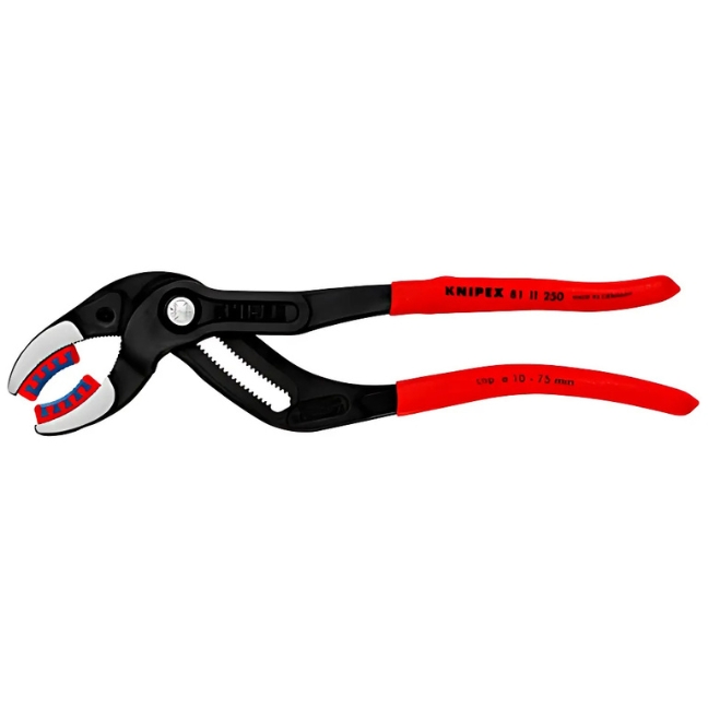 Knipex 8111250 10″ (250mm) Pipe Gripping Pliers with Replaceable Plastic Jaws