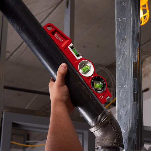 Milwaukee 48-22-5210 10” Die Cast Torpedo Level with 360° Adjustable Locking Vial