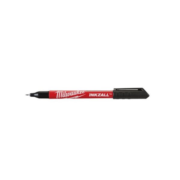 Milwaukee 48-22-3164 INKZALL Black Ultra Fine Point Pen 4-Pack