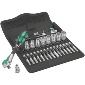 Wera 004049 8100 SB 9 Zyklop Speed 3/8" Drive SAE Ratchet Set
