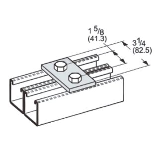 PeakSource S2012 2-Hole Splice Plate