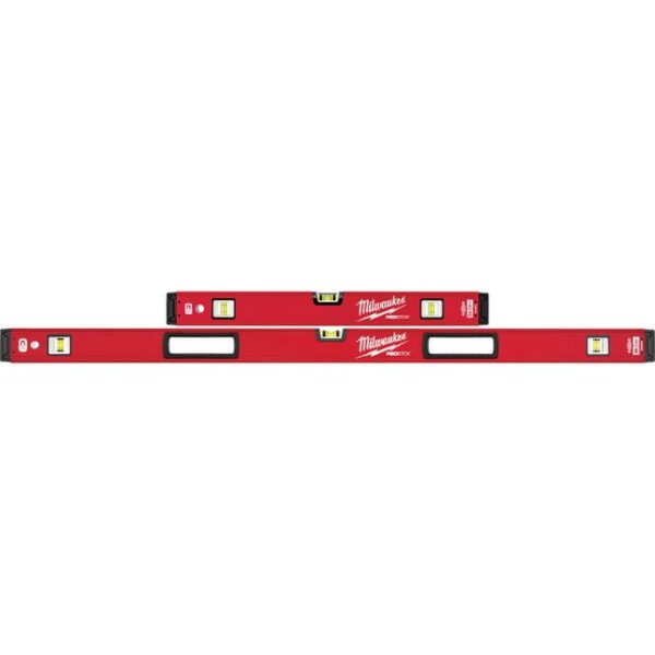 Milwaukee MLBXSM48 24"/48" REDSTICK Magnetic Box Level Set