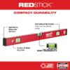 Milwaukee MLCM24 24" REDSTICK Compact Box Level Milwaukee MLCM24 24" REDSTICK Compact Box Level