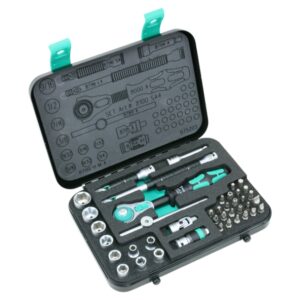 Wera 003535 8100 SA 4 Zyklop 1/4" Drive Imperial Speed Ratchet Set 41-Piece
