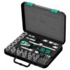 Wera 003594 8100 SB 2 Zyklop 3/8" Drive Metric Speed Ratchet Set 43-Piece
