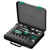 Wera 003645 8100 SC 2 Zyklop 1/2" Drive Metric Speed Ratchet Set 37-Piece