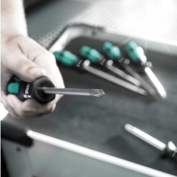 Wera 008720 350 Kraftform Plus Lasertip Phillips Screwdriver PH2 x 4"