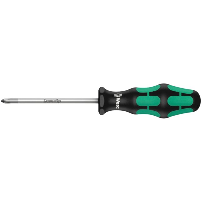 Wera 008735 350 PH Kraftform Plus Phillips Screwdriver with Lasertip PH3 x 6″