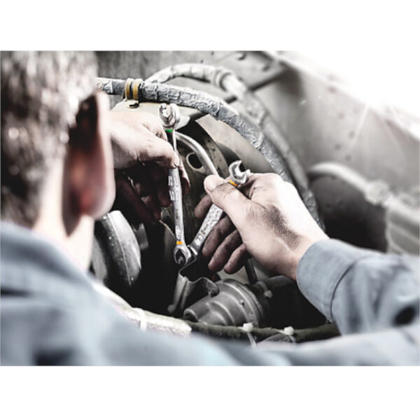 Wera 073290 6000 Joker 4 Metric Ratcheting Combination Wrench Set 4-Piece