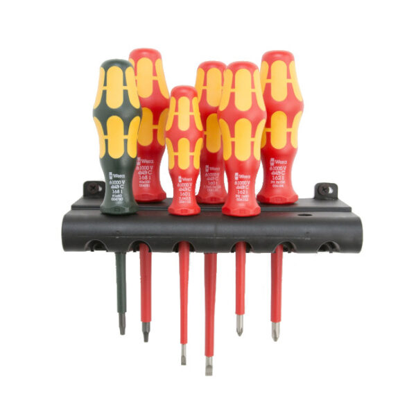 Wera 347777 Kraftform Plus 160 i/168 i/6 Insulated 6-Pce Screwdriver Set