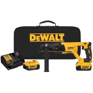 DeWalt DCH133M2 20V MAX XR 1" Brushless D-Handle Rotary Hammer Kit