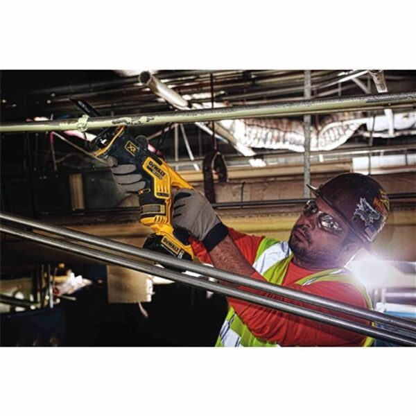 DeWalt DCS367B 20V Max XR Brushless Compact Reciprocating Saw In Use 1