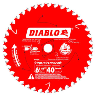Diablo D0641A 6-1/2" x 40T Framing Circular Saw Blade