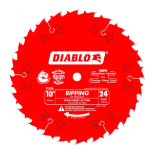 Diablo D1024X 10" x 24T Ripping Table Saw Blade