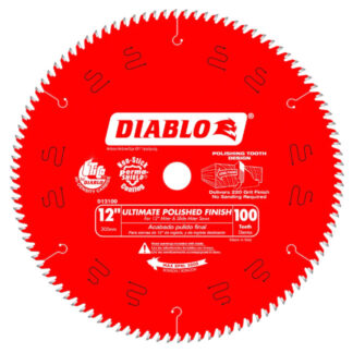 Diablo D12100X 12" x 100T Ultimate Flawless Finish Saw Blade