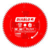 Freud D1080X Diablo®10" x 80T Ultra Fine Finish Saw Blade