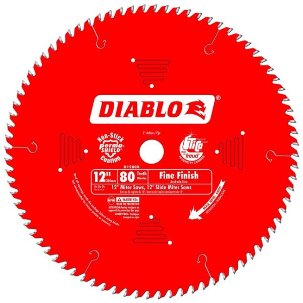 Freud D1280X 12" x 80T Fine Finish Blade