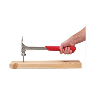 Milwaukee 48-22-9016 17oz Milled Face Framing Hammer In Use 2