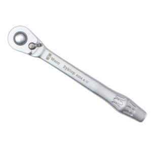 Wera 004004 8004 A Zyklop 1/4" Drive Metal Ratchet with Switch Lever