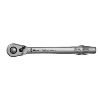Wera 004004 8004 A Zyklop Metal Ratchet with Switch Lever & 1/4" Drive