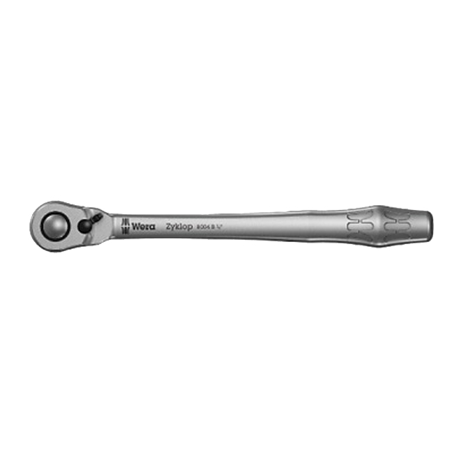 Wera 004034 8004 B Zyklop Metal Ratchet with Switch Lever & 3/8" Drive