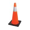 Pioneer 183N 28" Premium PVC Flexible Safety Cone