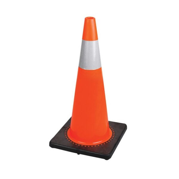 Pioneer 183N 28" Premium PVC Flexible Safety Cone